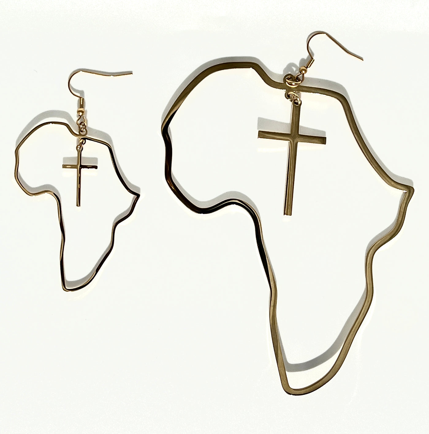 "Africa x Cross" Oversized Earrings